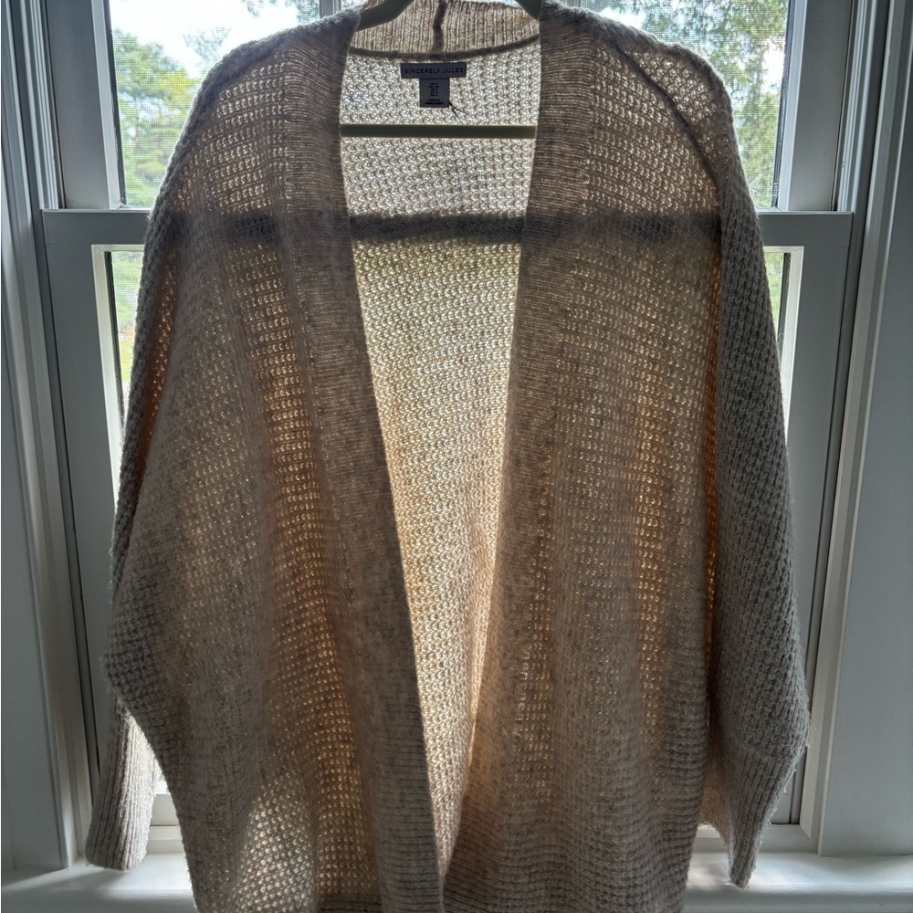 Sincerely Jules Cream Open-Front Cardigan